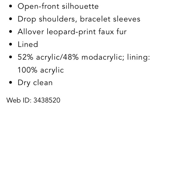 Velvet by Graham and Spenser leopard fur jacket - Picture 6 of 6